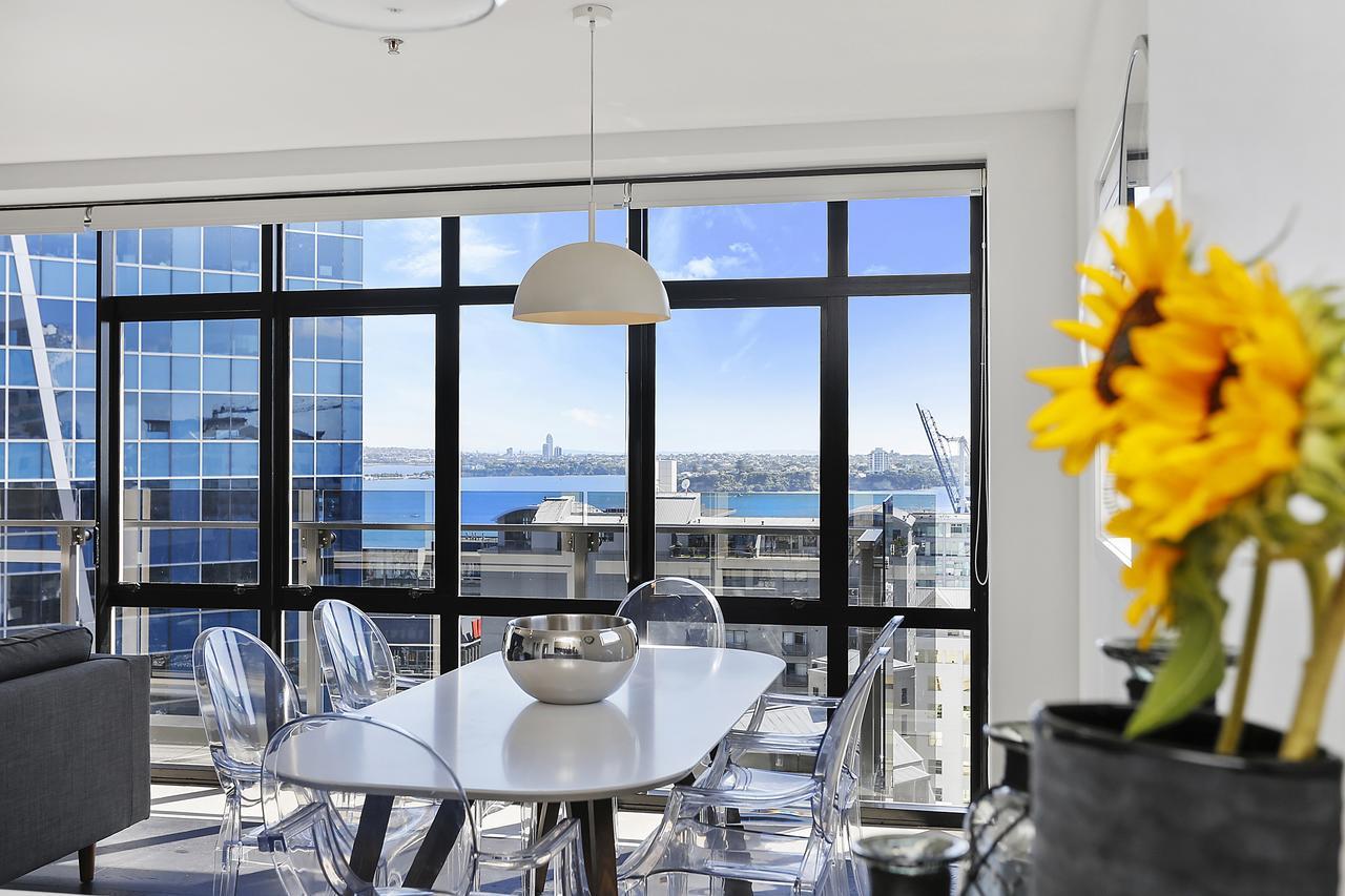 Central 12Th Floor Apt With City & Harbour Views Auckland Exteriör bild