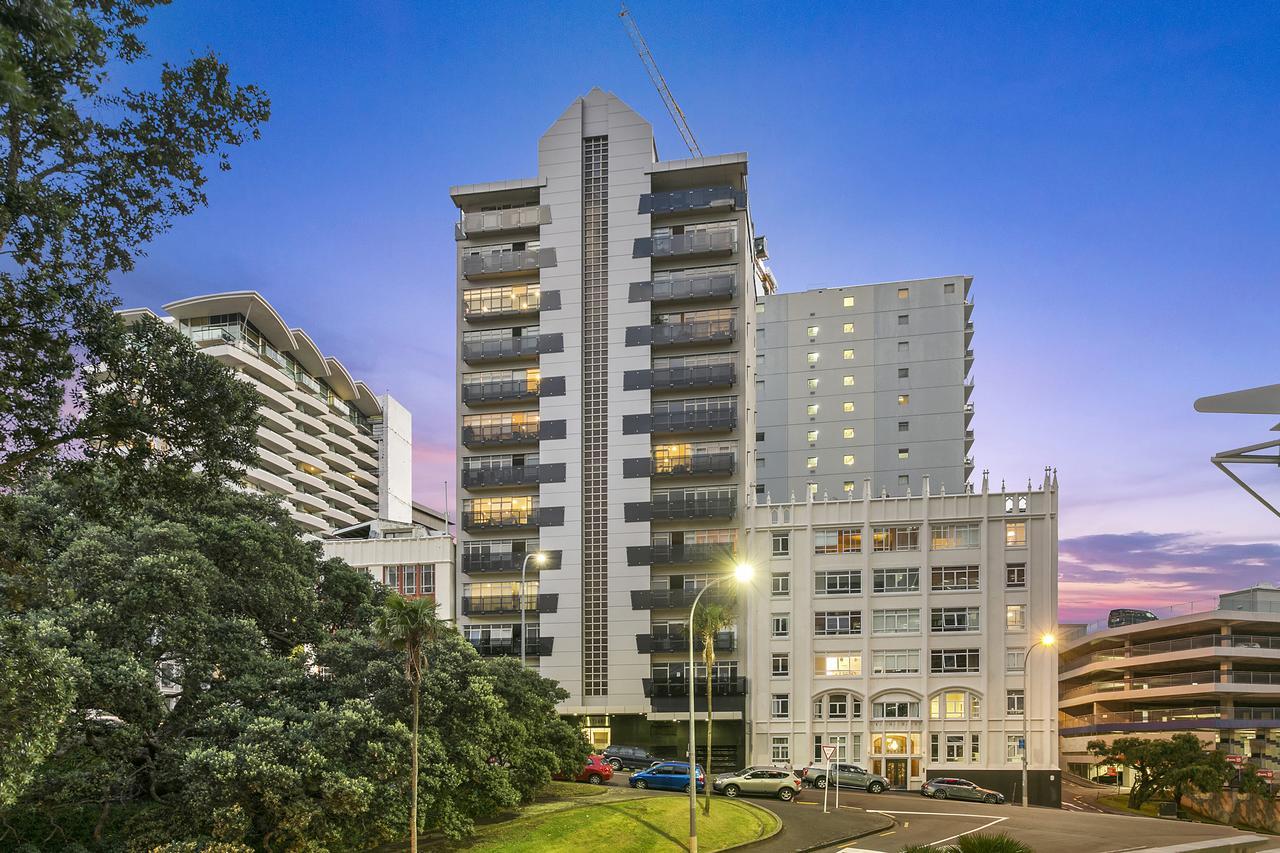 Central 12Th Floor Apt With City & Harbour Views Auckland Exteriör bild